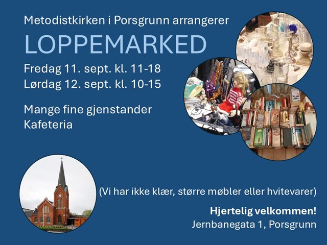 Loppemarked 11.-12. september