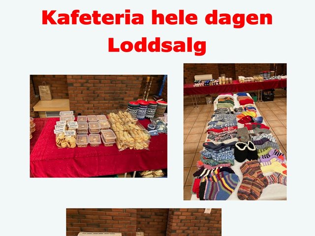 Lørdag 22. november kl. 10.00 Julemesse