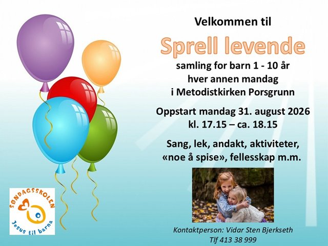 Oppstart for Sprell levende